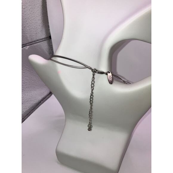 New York & Co Multicolored Multistrand Beaded Silver-Tone Wire 20.5" Necklace! - Picture 11 of 11